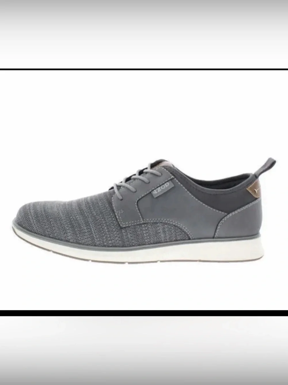 Izod Men's Drift Casual Lace Up Shoes Grey  US Size 9.5 M US